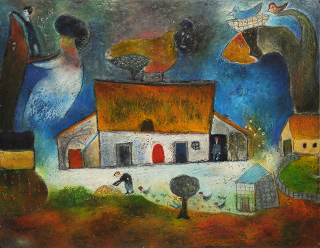 Le soir à la ferme